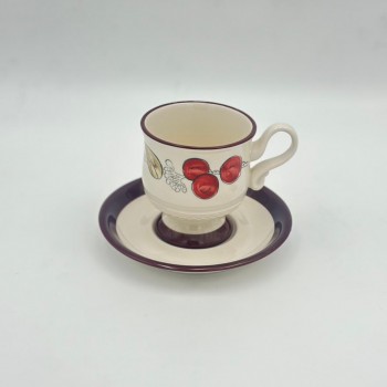 فنجان شاي سيراميكي أنيق بتصميم فريد