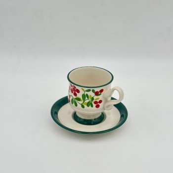 فنجان شاي سيراميكي أنيق بتصميم فريد