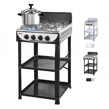 موقد غاز 4 عين بقداح اشتعال ذاتي KRAWN KW-38041