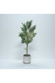 شجرة بمركن صناعية طويلة مزهرة زيتون 2.10متر شجرة بمركن صناعية طويلة مزهرة زيتون 2.10متر