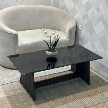 طاولة قهوة - سطح  زجاج 120×60×43سم 