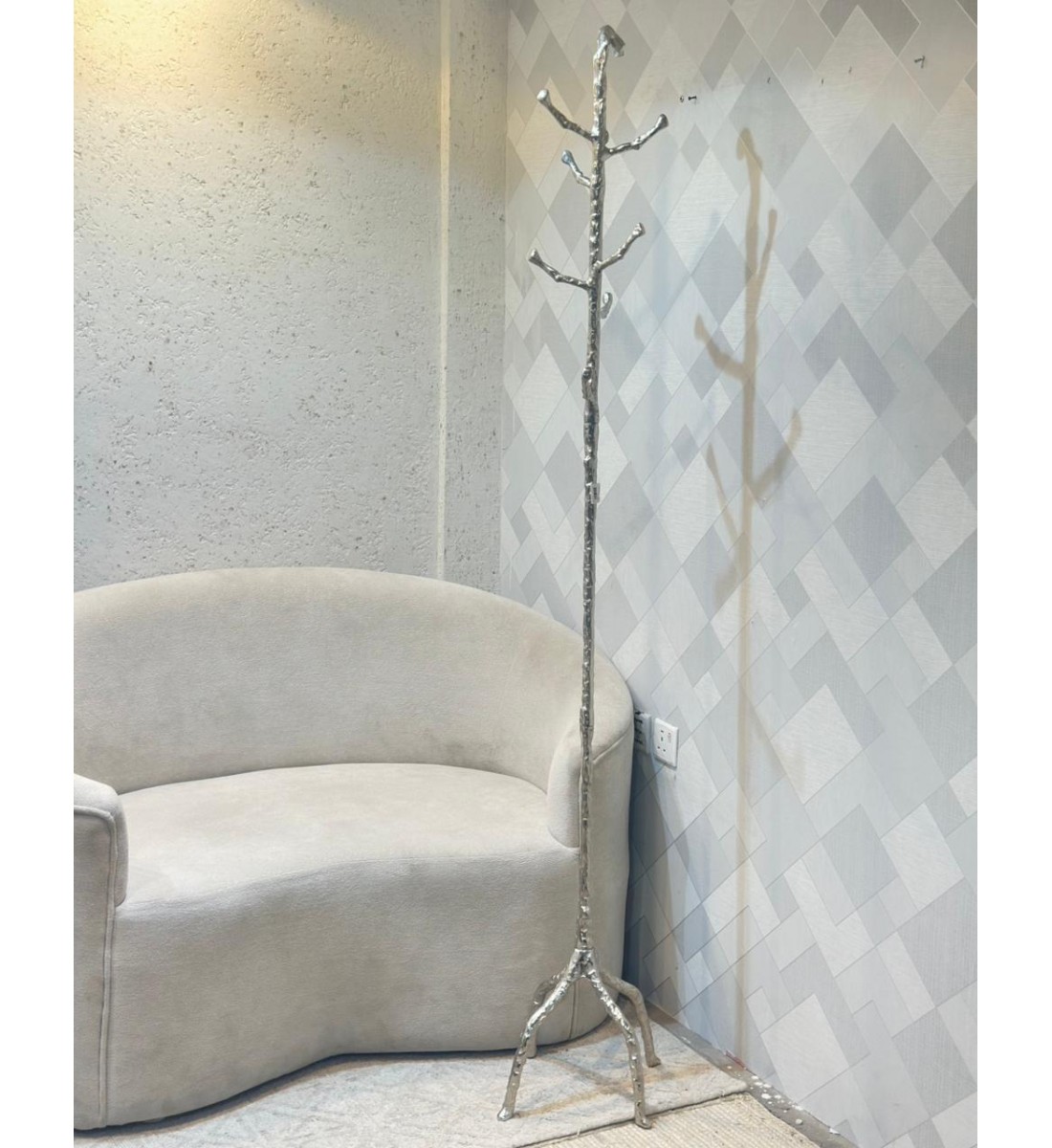 علاقة ملابس استاند ستيل فضي2سم علاقة ملابس استاند ستيل فضي2سم