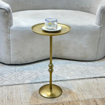 طاولة جانبية ألومنيوم من چازمين30×30×57سم 