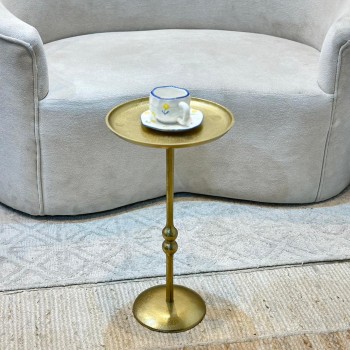 طاولة جانبية ألومنيوم من چازمين30×30×57سم 