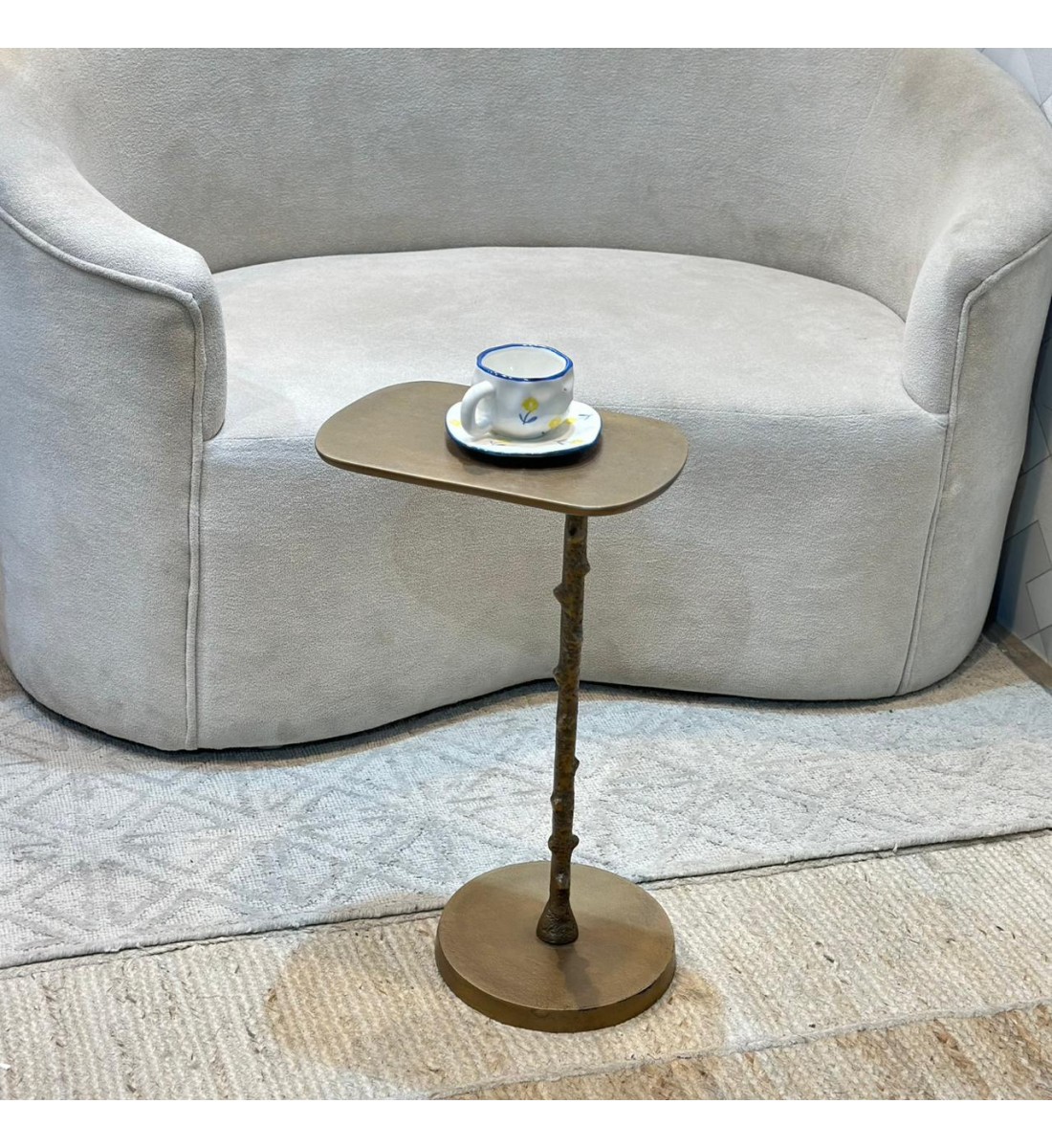 طاولة جانبية ألومنيوم من چازمين60×23×35سم 