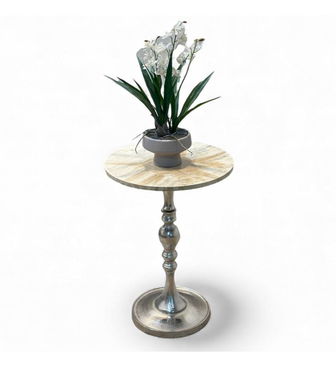 طاولة بسطح من الرخام الأصلي - روما من كافون40×40×56سم