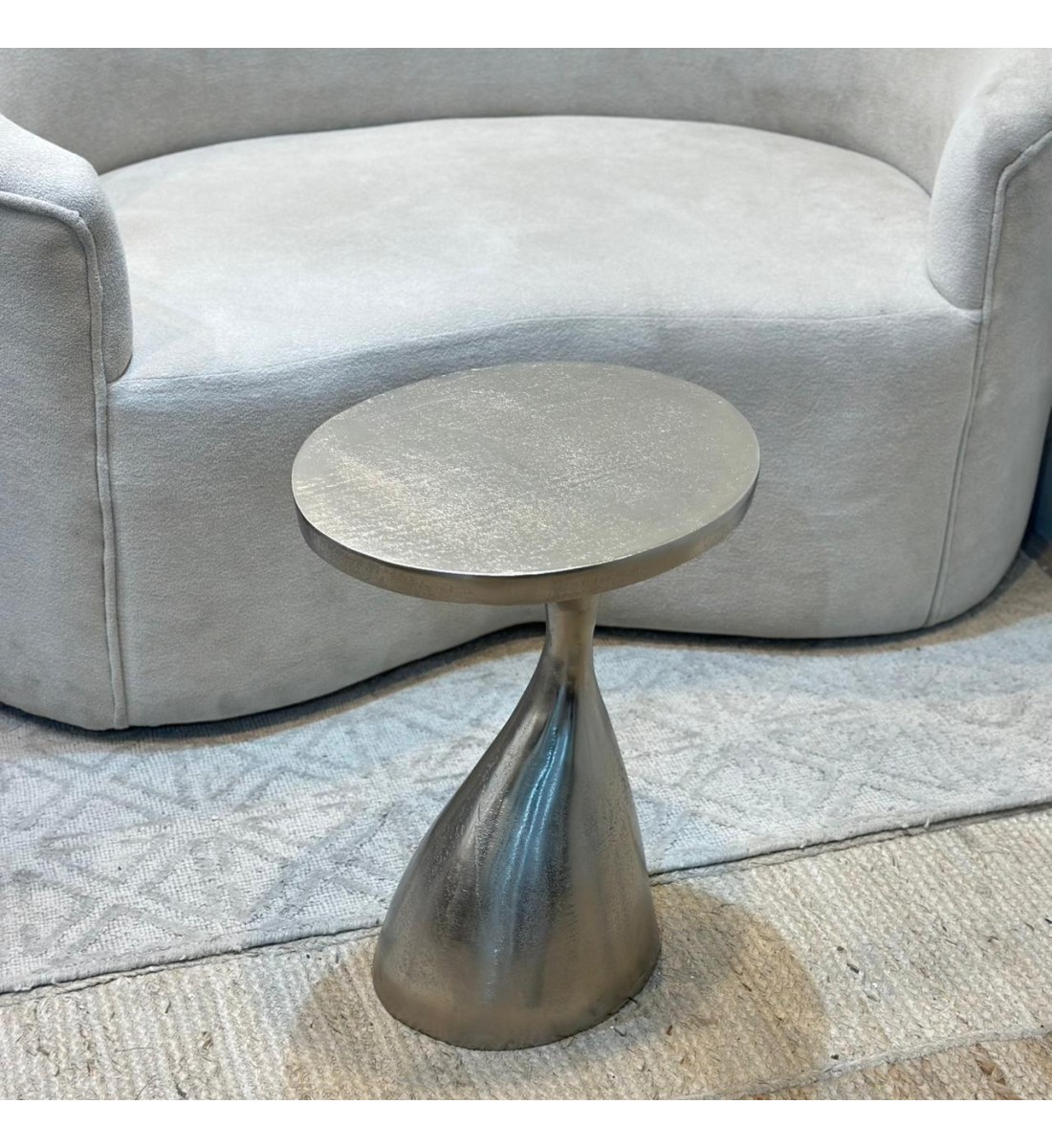 طاولة جانبية ألومنيوم من چازمين33×40×53سم 