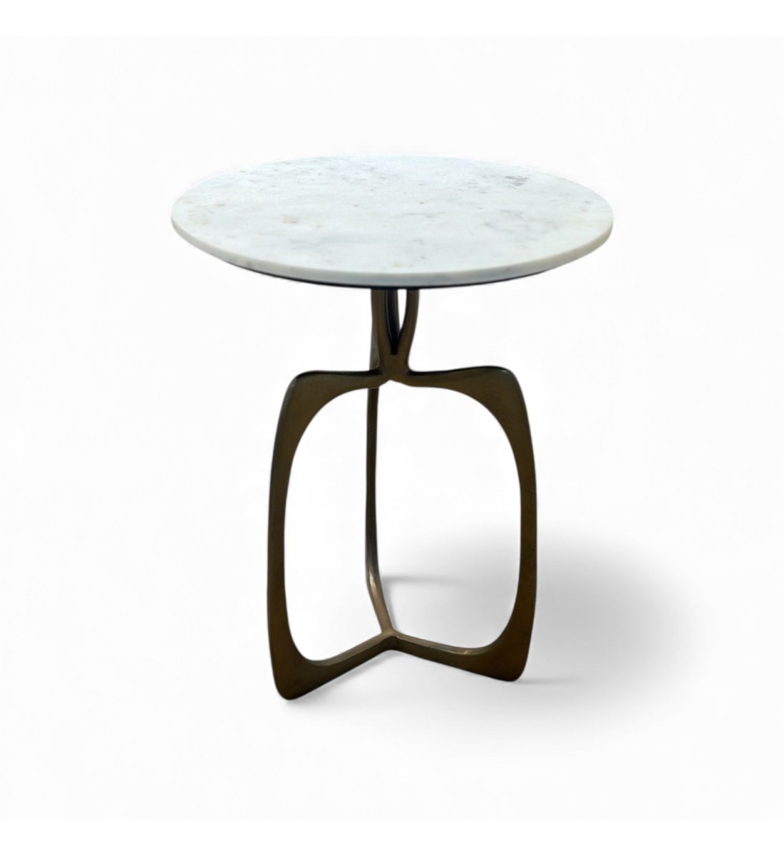 طاولة زينة بسطح رخام من لايف ستايل - 40×40×46سم 