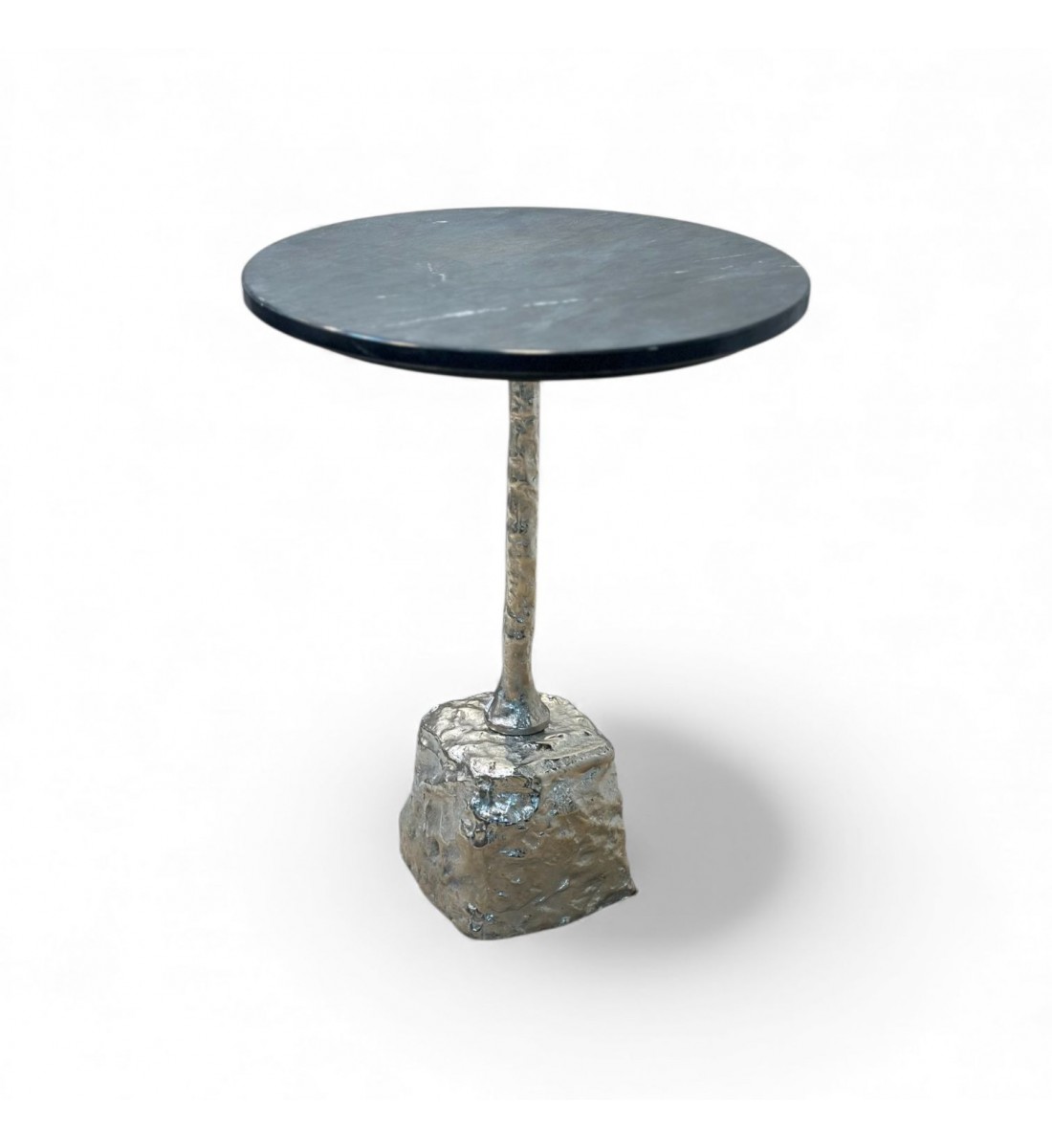 طاولة زينة بسطح رخام من لايف ستايل -45×45×56سم 