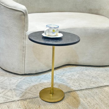 طاولة زينة بسطح رخام من لايف ستايل 37×37×49سم طاولة زينة بسطح رخام من لايف ستايل 37×37×49سم