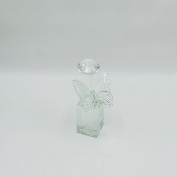  حامل ورق أنيق بتصميم فاخر مصنوع من كريستال شفاف عالي الجودة 