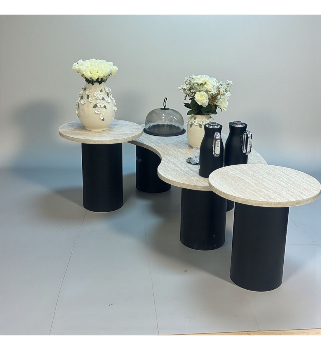 طقم طاولة مع 2 خدمة طقم طاولة مع 2 خدمة