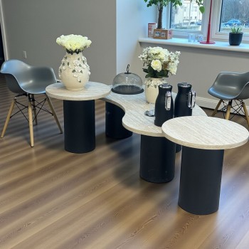 طقم طاولة مع 2 خدمة