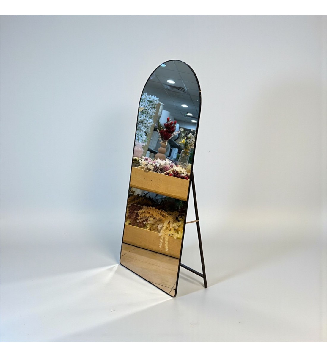  مرآة أرضية أنيقة بتصميم عصري بسيط يجمع بين العملية والجمال180×80سم 