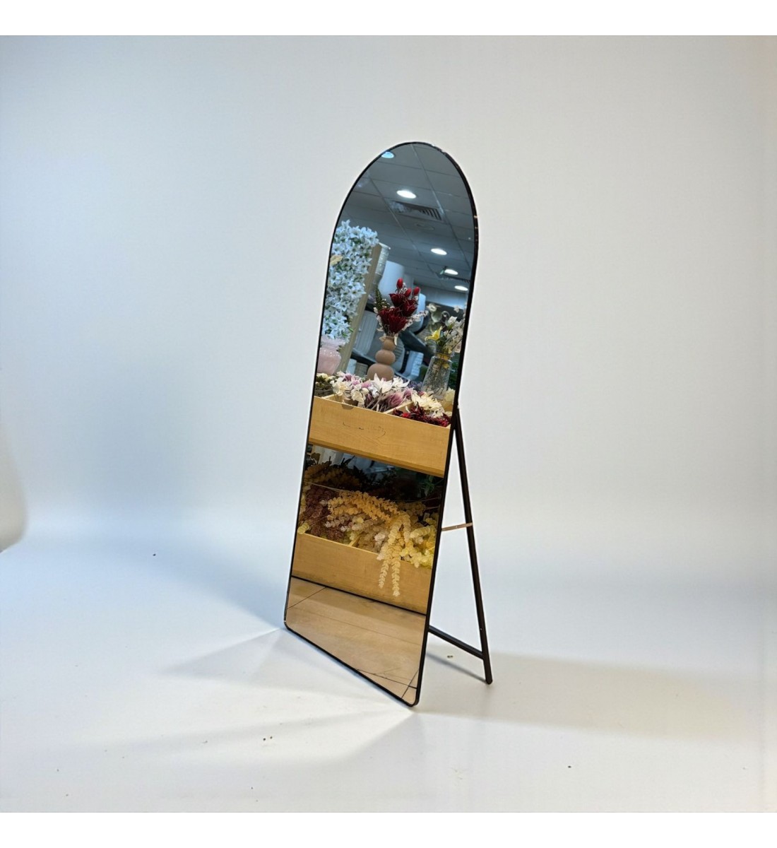  مرآة أرضية أنيقة بتصميم عصري بسيط يجمع بين العملية والجمال180×80سم 