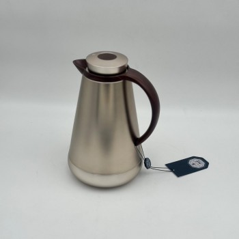 ترمس أنيق بتصميم عصري يجمع بين البساطة والفخامة، مصنوع من هيكل معدني بلمسة مطفية1لتر 