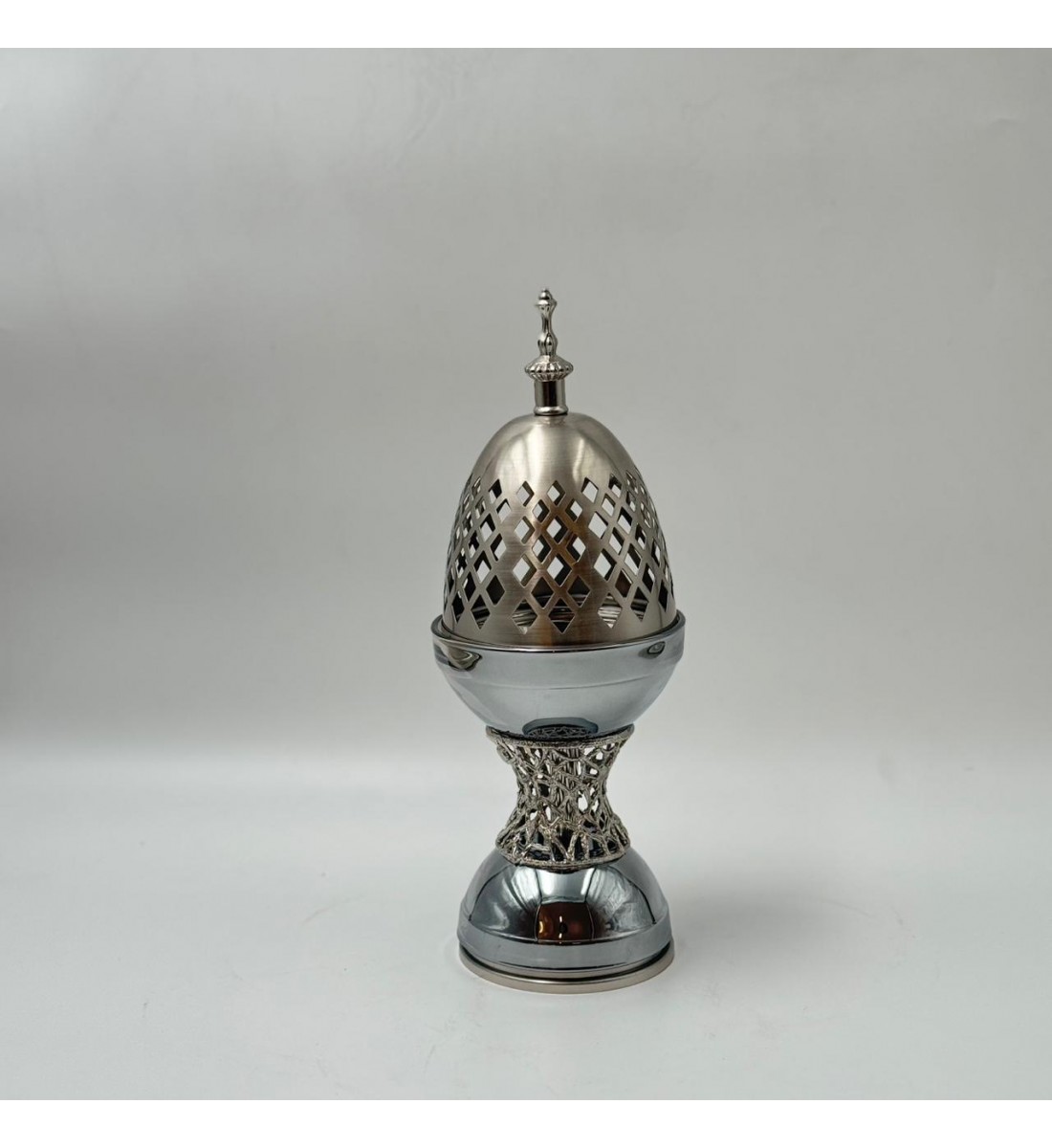 مبخرة ديكورية معدنية فاخرة 30×10×10سم 