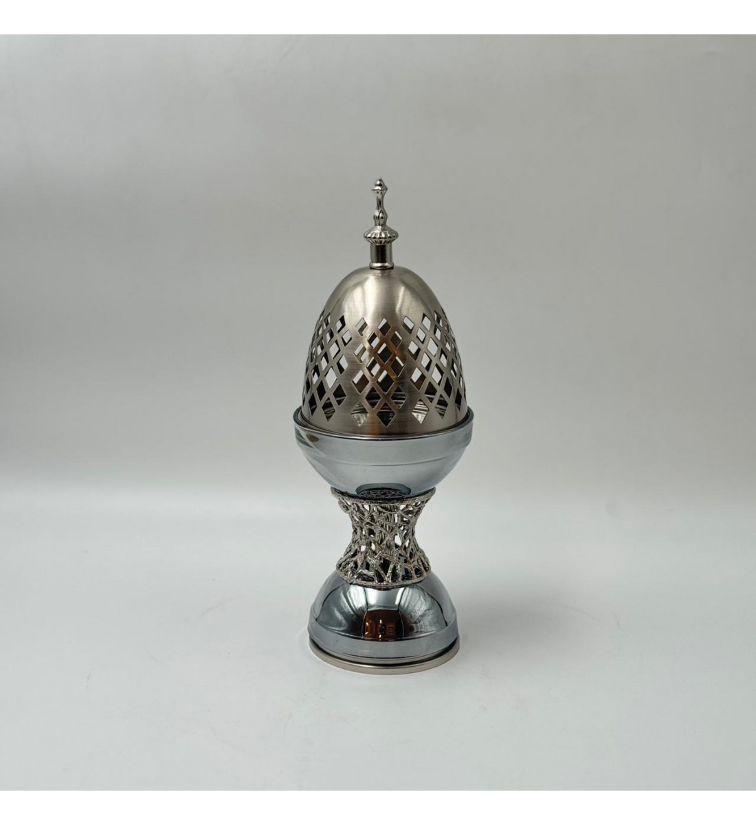 مبخرة ديكورية معدنية فاخرة 30×10×10سم 
