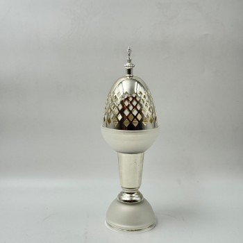مبخرة ديكورية معدنية فاخرة 34×10×10سم 