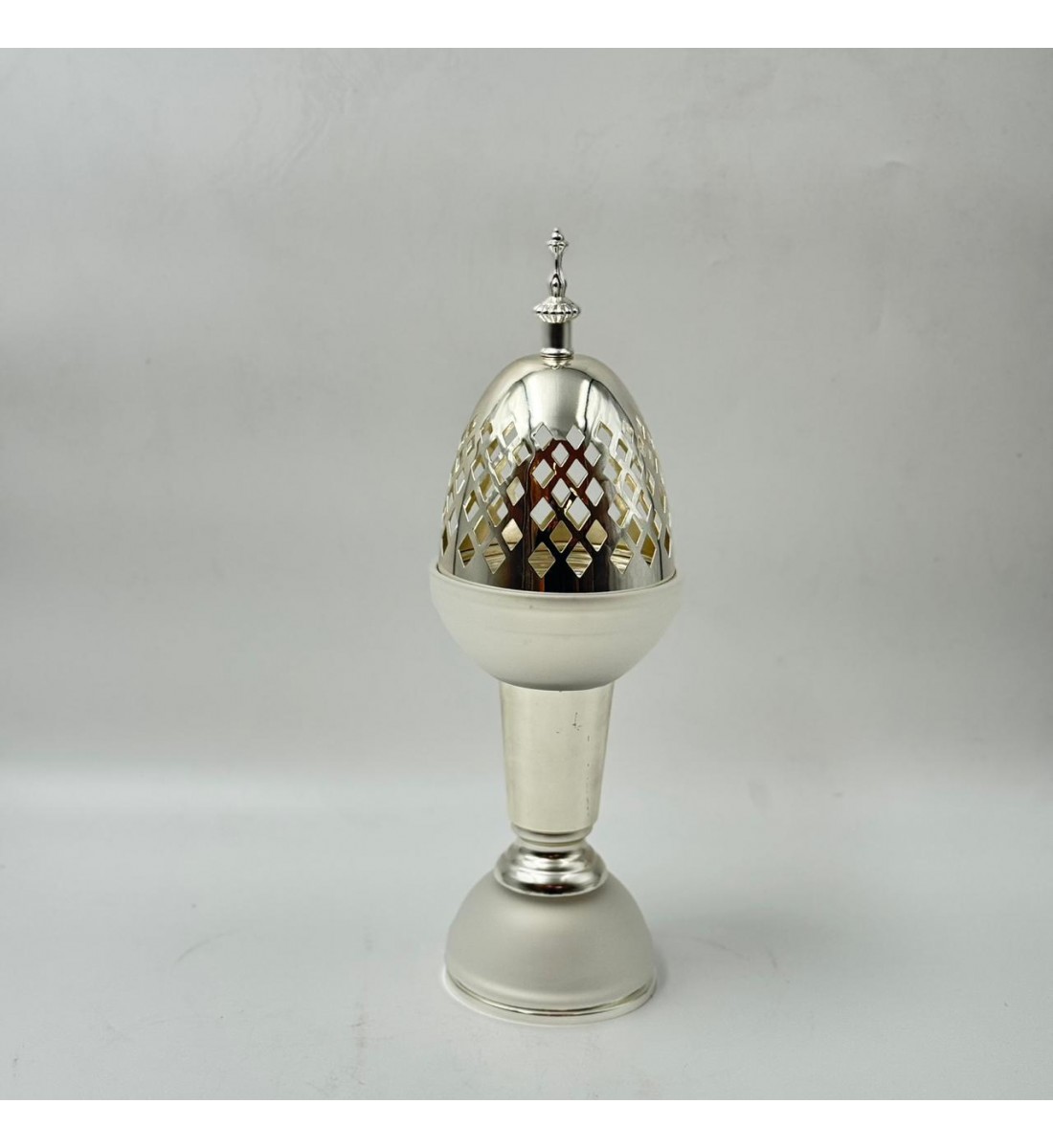 مبخرة ديكورية معدنية فاخرة 34×10×10سم 