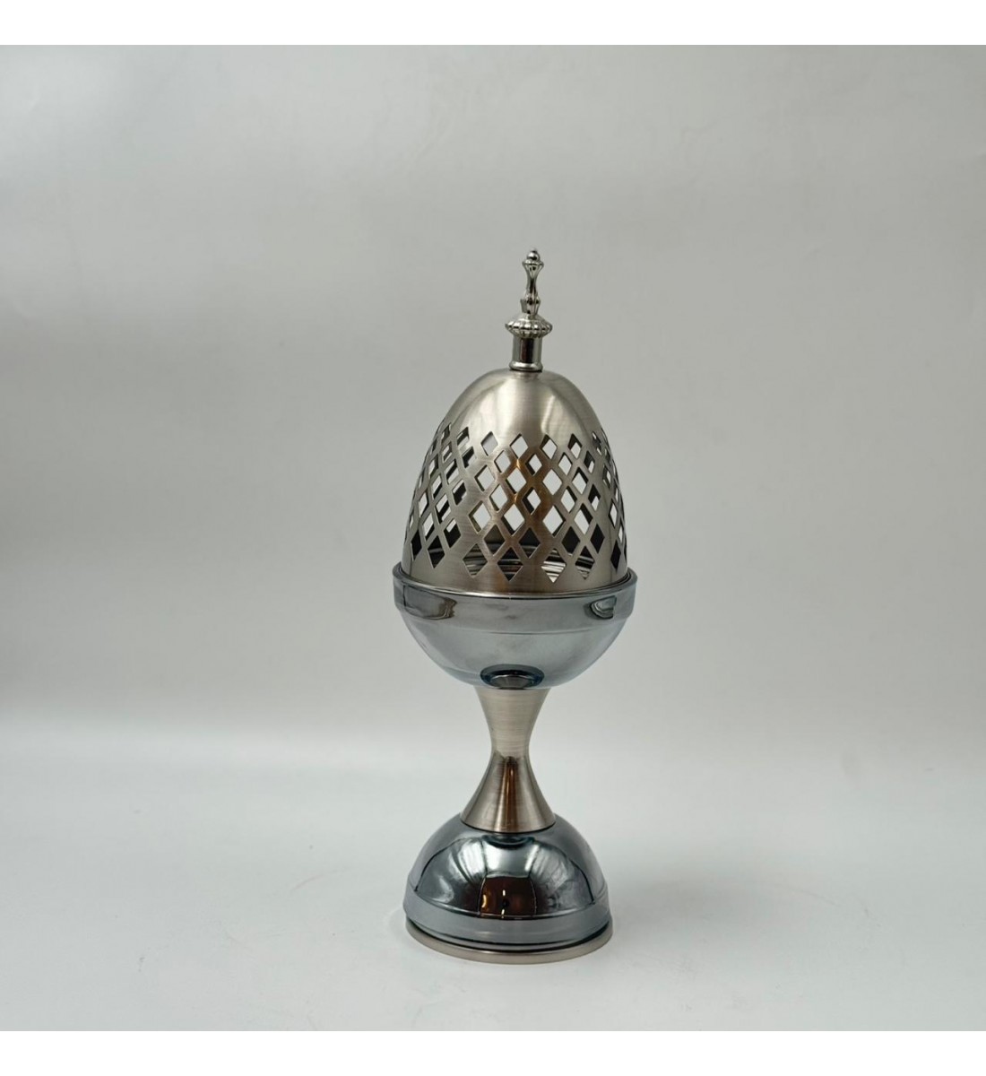 مبخرة ديكورية معدنية فاخرة 30×10×10سم 
