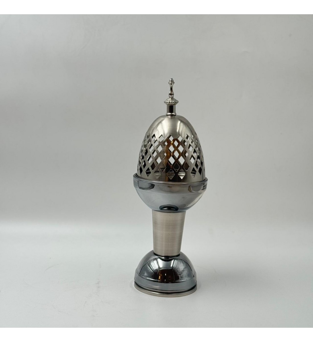 مبخرة ديكورية معدنية فاخرة 30×10×10سم 