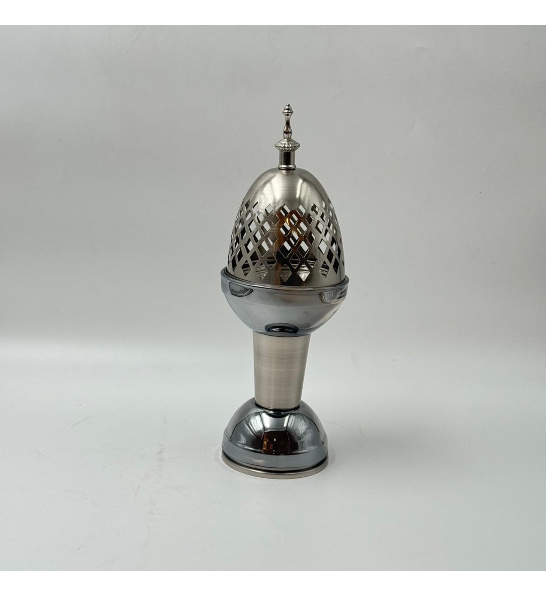 مبخرة ديكورية معدنية فاخرة 30×10×10سم 