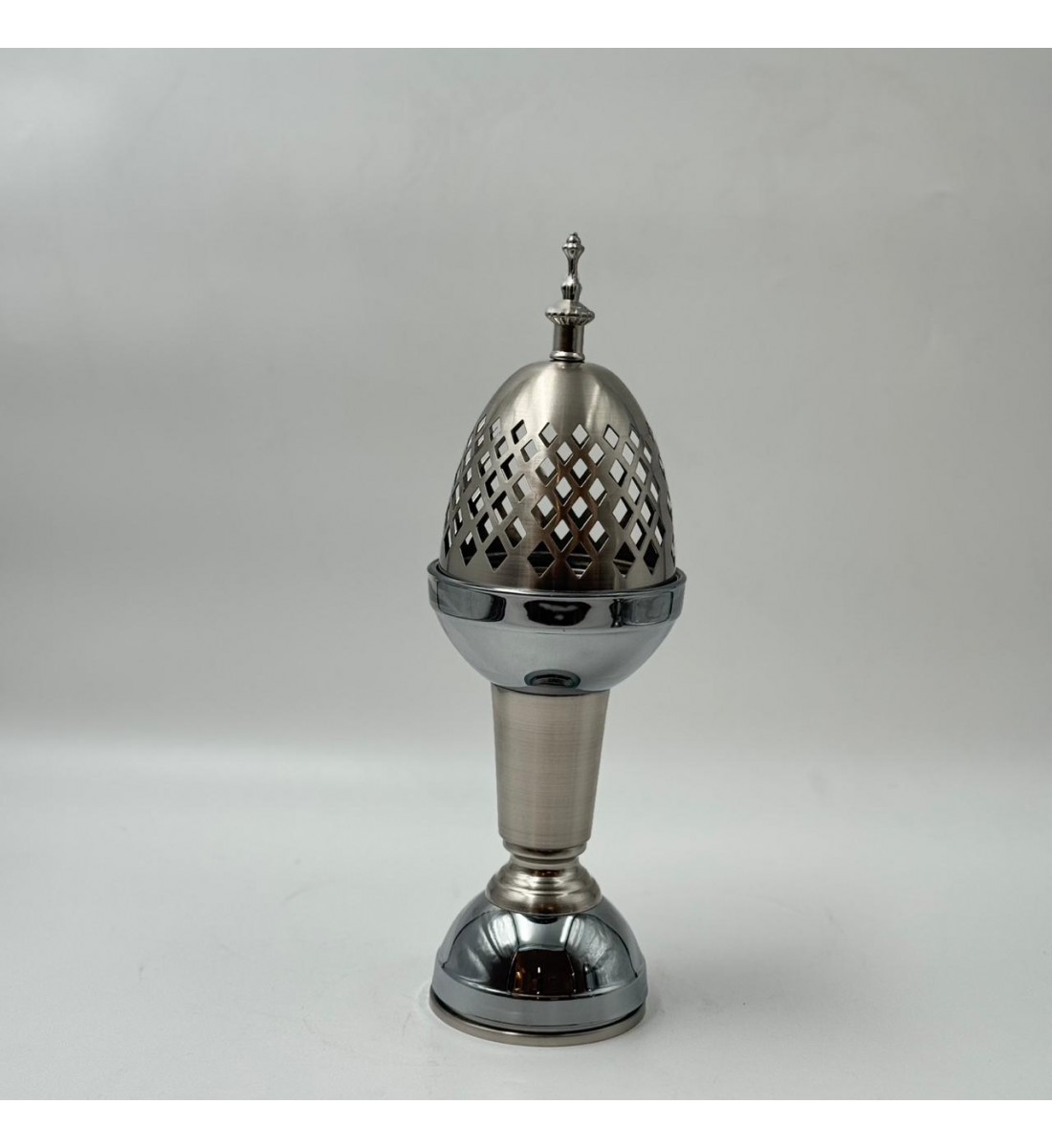 مبخرة ديكورية معدنية فاخرة 34×10×10سم 