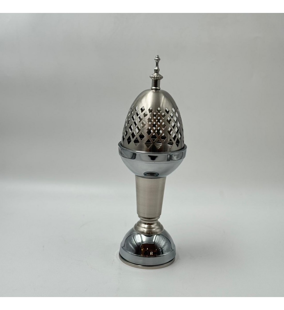 مبخرة ديكورية معدنية فاخرة 34×10×10سم 