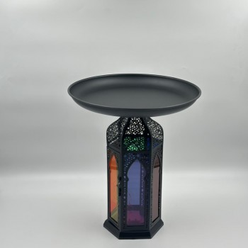 صحن  ديكورية أنيقة بتصميم مستوحى من الطراز الشرقي 30×30×35سم