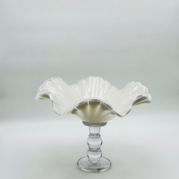 صحن تقديم أنيق بتصميم عصري يجمع بين البساطة والفخامة  36×36×25سم 