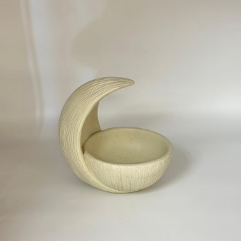  صحن ديكوري أنيق بتصميم فخم ولمسة عصرية 26×16×16سم 