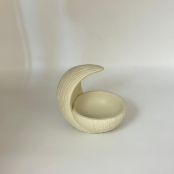  صحن ديكوري أنيق بتصميم فخم ولمسة عصرية 14×14×20سم 