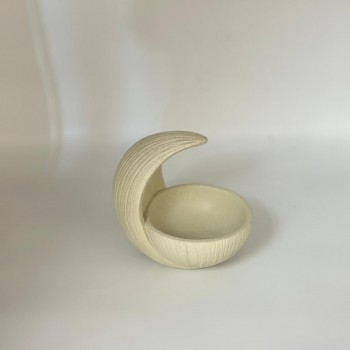  صحن ديكوري أنيق بتصميم فخم ولمسة عصرية 14×14×20سم 