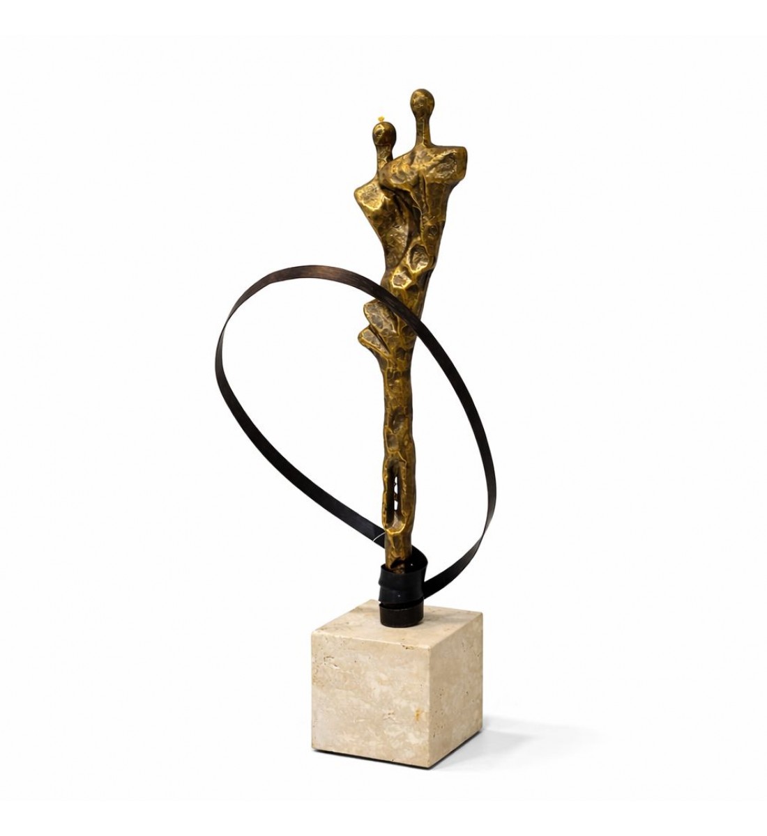 قطعة ديكور فنية فاخرة بتصميم تجريدي يعكس الأناقة والحداثة56سم 