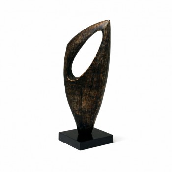  قطعة ديكور فنية بتصميم تجريدي أنيق يعكس البساطة والعمق بأسلوب عصري راقٍ56×15×15سم 