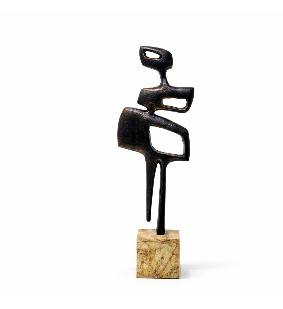 قطعة ديكور فنية بتصميم تجريدي لشكل إنساني بأسلوب عصري أنيق، تعكس الإبداع والبساطة في آنٍ واحد69×10×20سم قطعة ديكور فنية بتصميم تجريدي لشكل إنساني بأسلوب عصري أنيق، تعكس الإبداع والبساطة في آنٍ واحد69×10×20سم