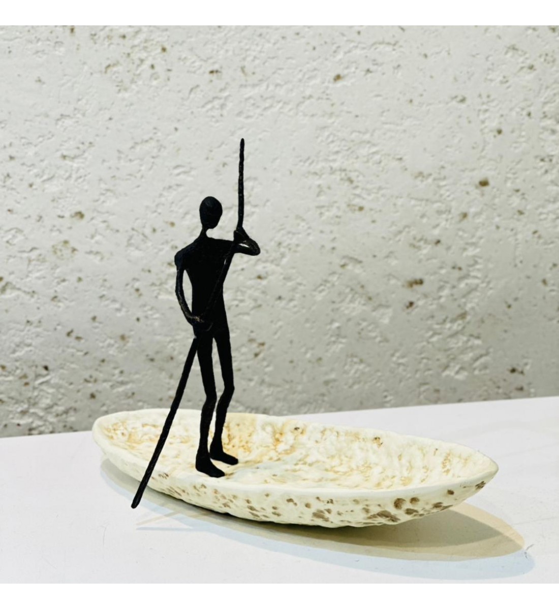 قطعة ديكور فنية مستوحاة من الرحلة والهدوء 35×12×29سم 