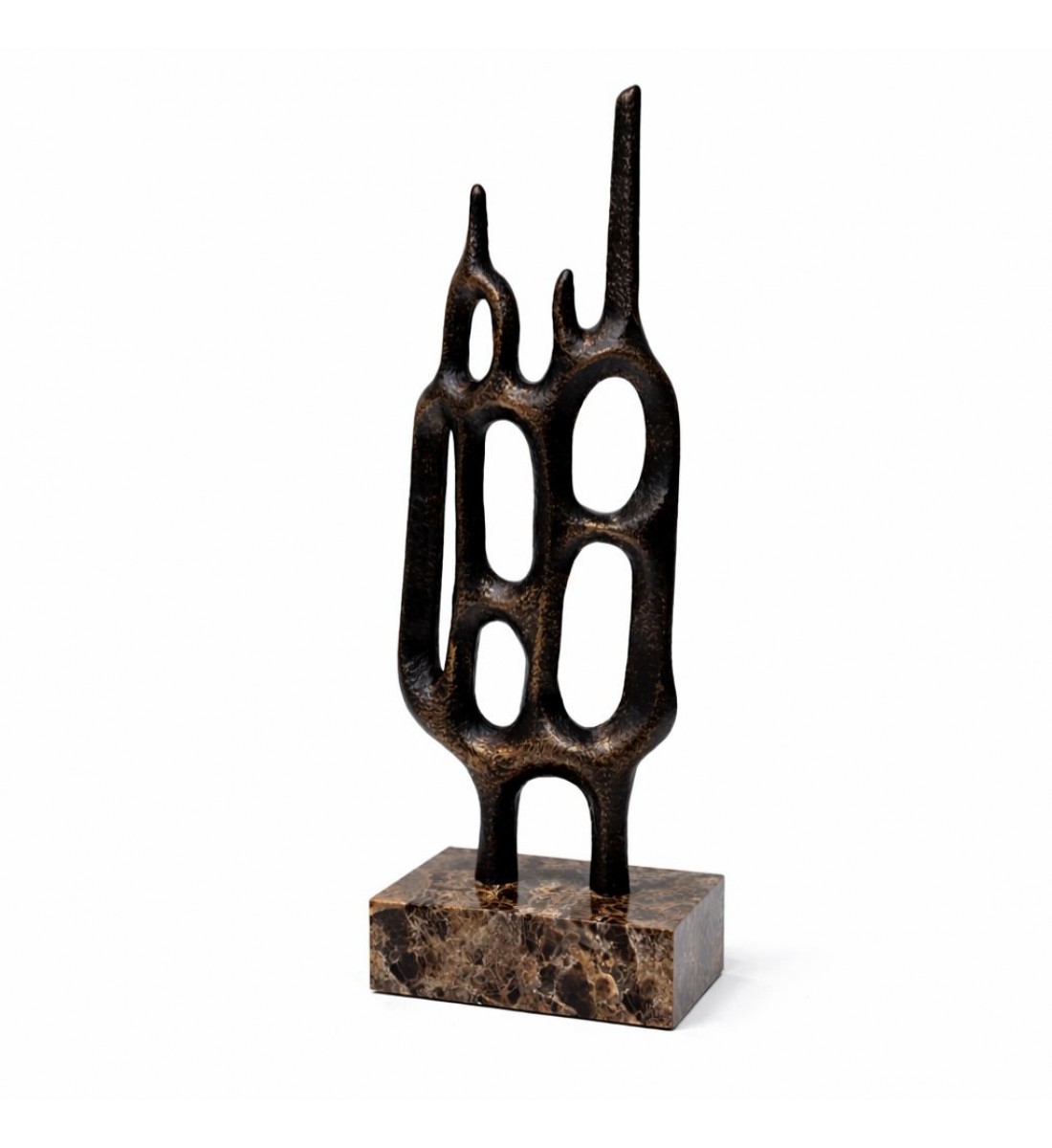 قطعة فنية أنيقة بتصميم تجريدي حديث يجمع بين الجرأة والابتكار  45×12×6سم 