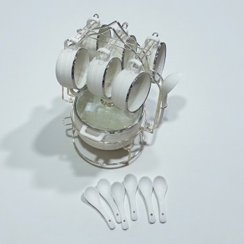  سخان شوربة / حساء فاخر  سيراميك 16قطعه 