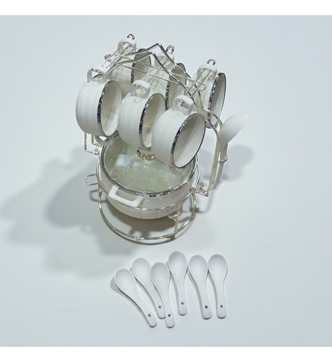  سخان شوربة / حساء فاخر  سيراميك 16قطعه 