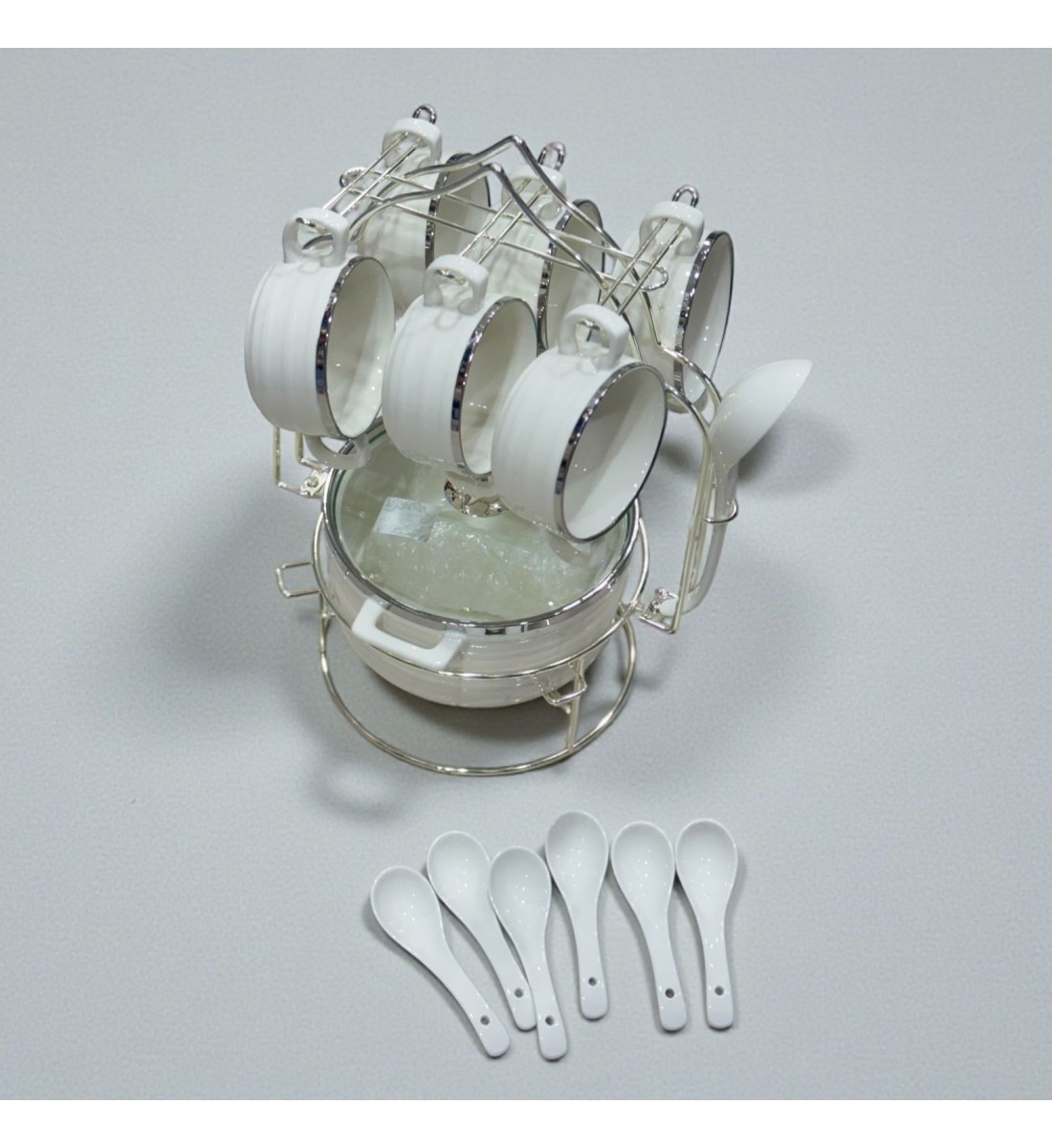  سخان شوربة / حساء فاخر  سيراميك 16قطعه 