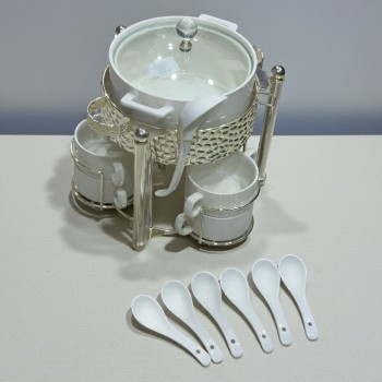  سخان شوربة / حساء فاخر  سيراميك 16قطعه 