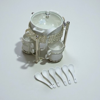  سخان شوربة / حساء فاخر  سيراميك 16قطعه 