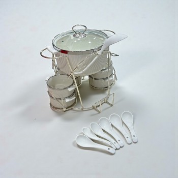  سخان شوربة / حساء فاخر  سيراميك 16قطعه 