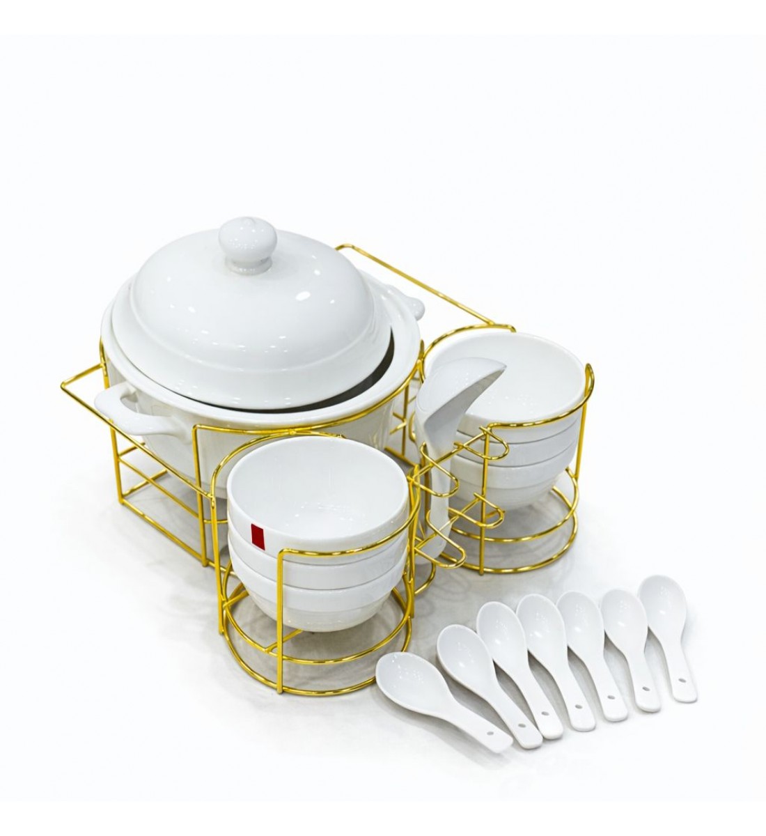 سخان شوربة / حساء فاخر سيراميك 16قطعه سخان شوربة / حساء فاخر سيراميك 16قطعه