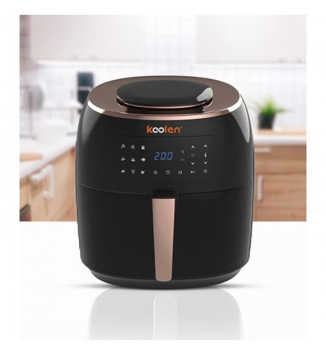 كولين قلاية هوائية رقمية - 7.4 لتر  اسود