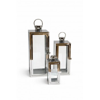 طقم فانوس رمضان شموع 3 حبات انيق وجذاب