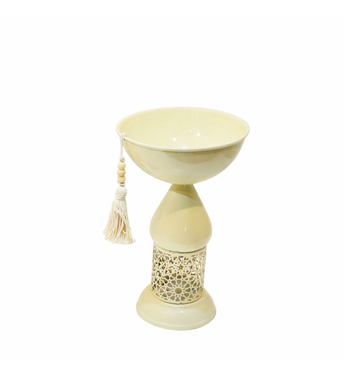  صحن ديكوري فاخر بتصميم أنيق يجمع بين البساطة والفخامة،30×19×19سم 