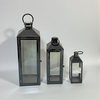 طقم فوانيس ديكور اسود 3حبات 